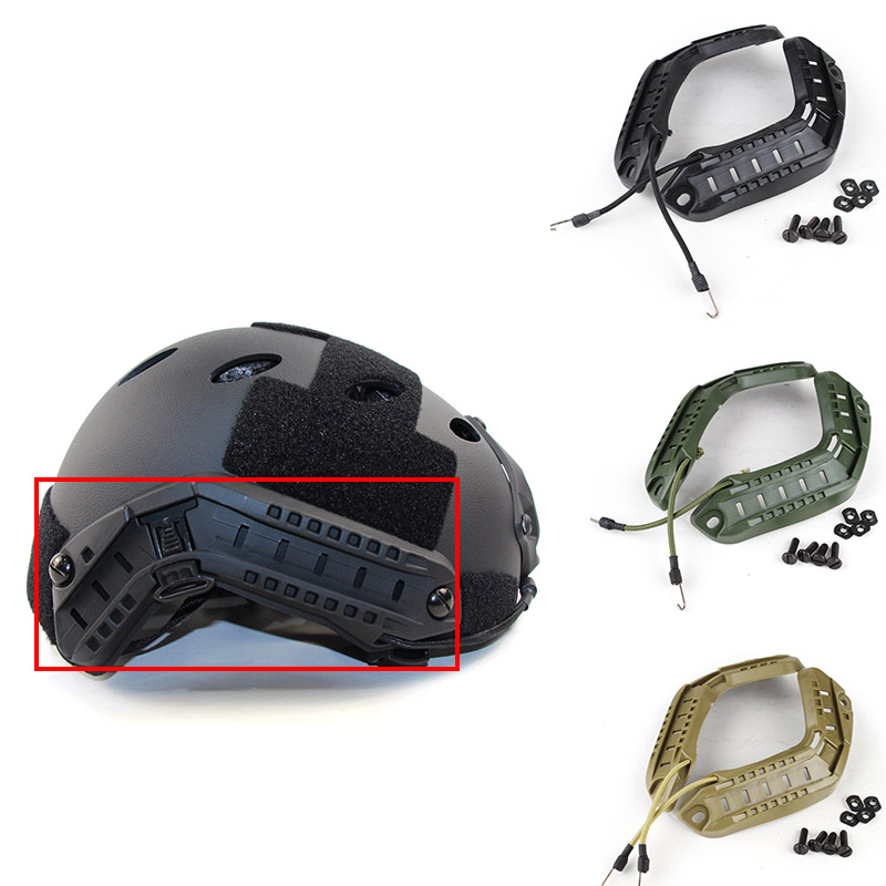 Men Accessories Guide - 전술 고속 헬멧 액세서리 레일 마운트