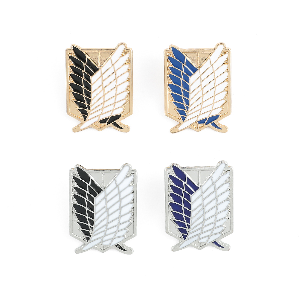 Lapel Pin Enamel - 애니메이션 진격의 거인 에나멜 브로치 에렌