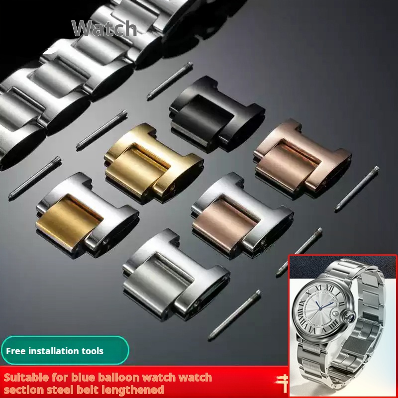 Men'S Accessories Cartier - 까르띠에 블루 풍선 스트랩 확장 스테인레스