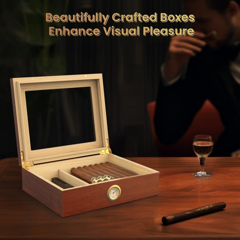 시가 휴미더 박스 시가 케이스 (가습기 및 습도계 포함 - Men Accessories Gadgets 리뷰 및 가격
