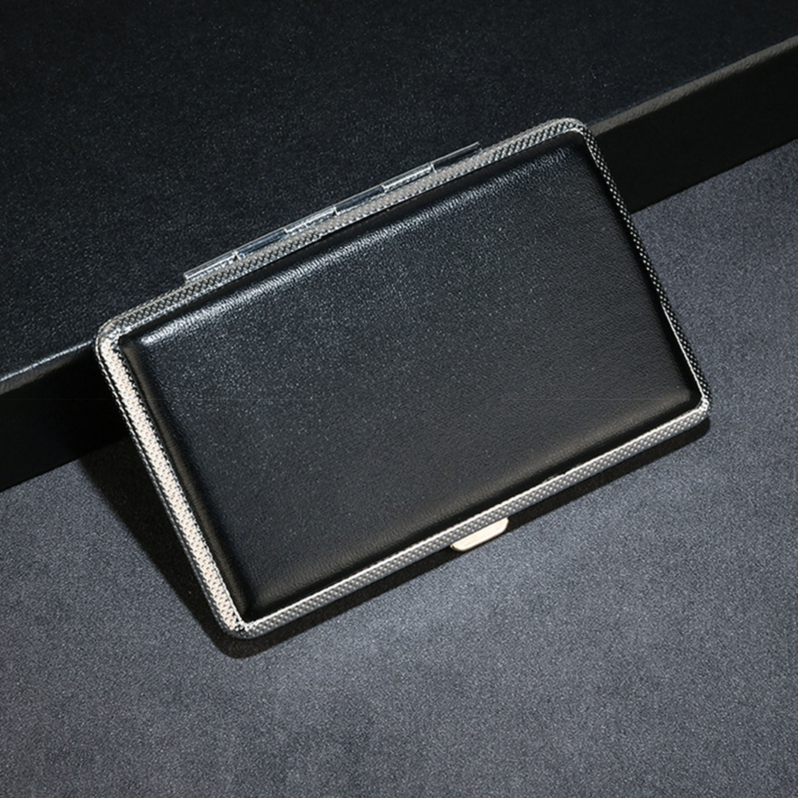 금속 PU 가죽 담배 케이스 휴대용 20개 담배 수납  - Men Accessories Gadgets 리뷰 및 가격