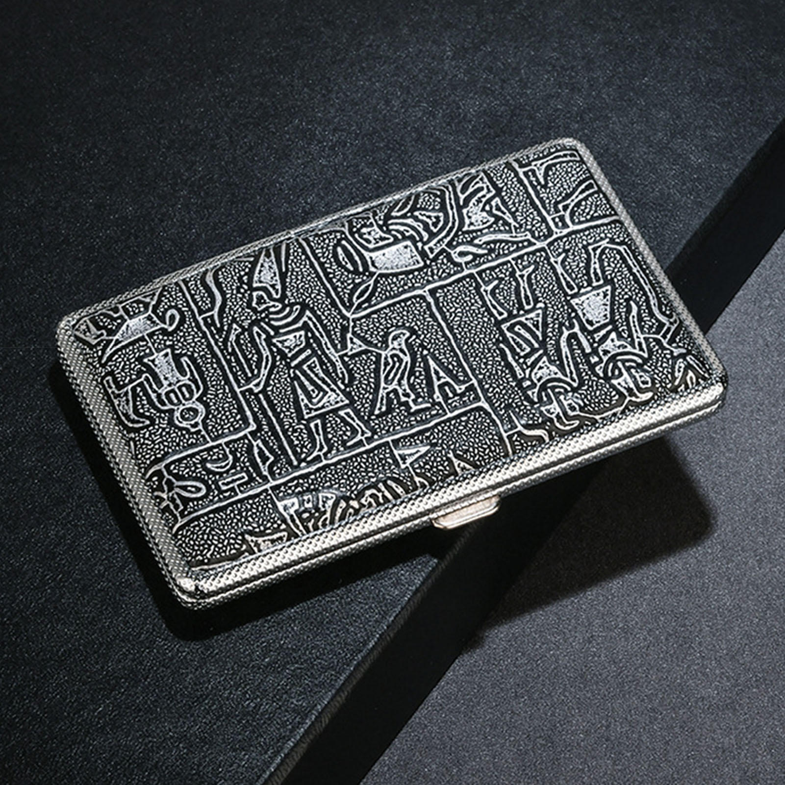 금속 PU 가죽 담배 케이스 휴대용 20개 담배 수납  - Men Accessories Gadgets 리뷰 및 가격
