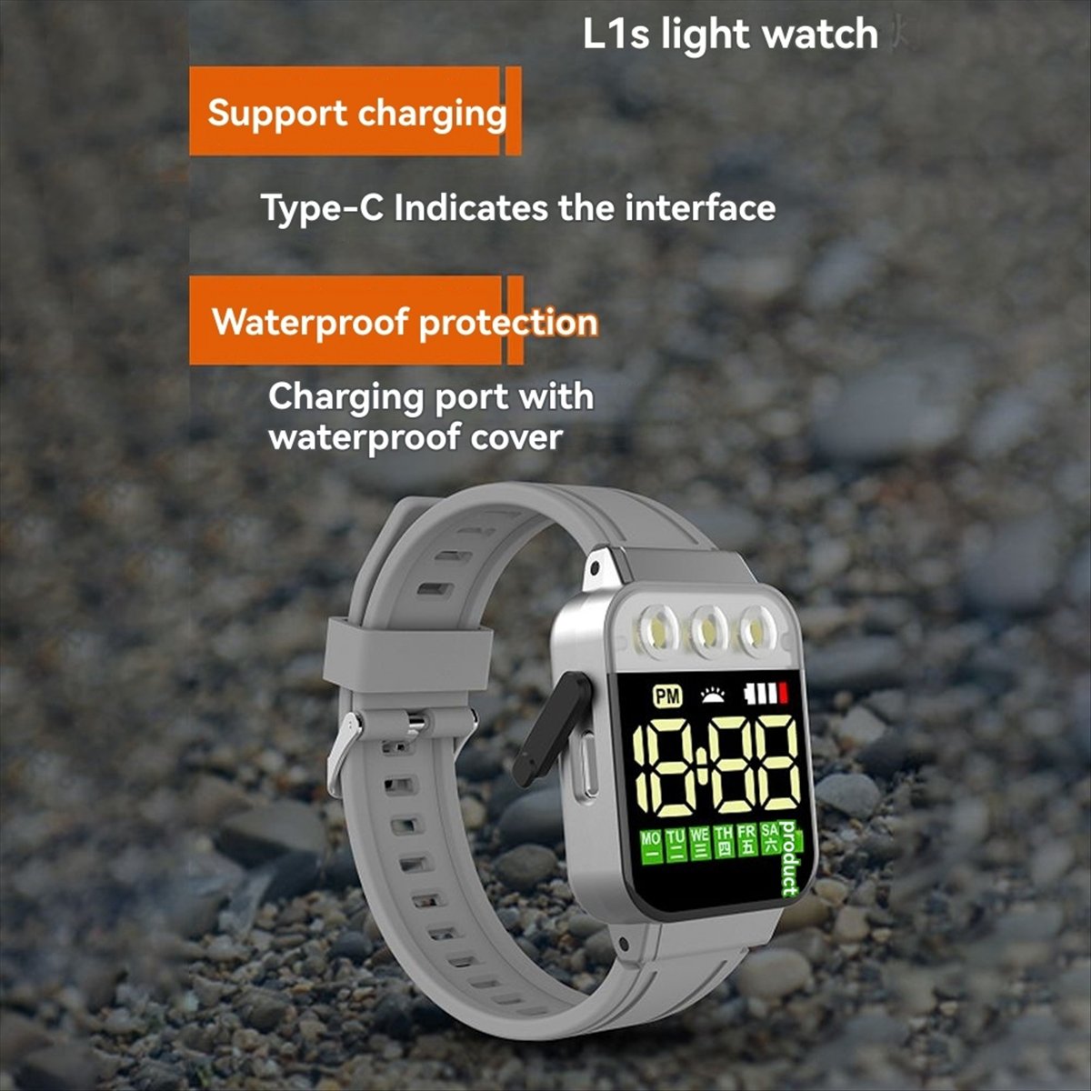 HAPPY DIAN!스포츠 LED 전자 시계 USB 충 - Men Accessories Gadgets 리뷰 및 가격