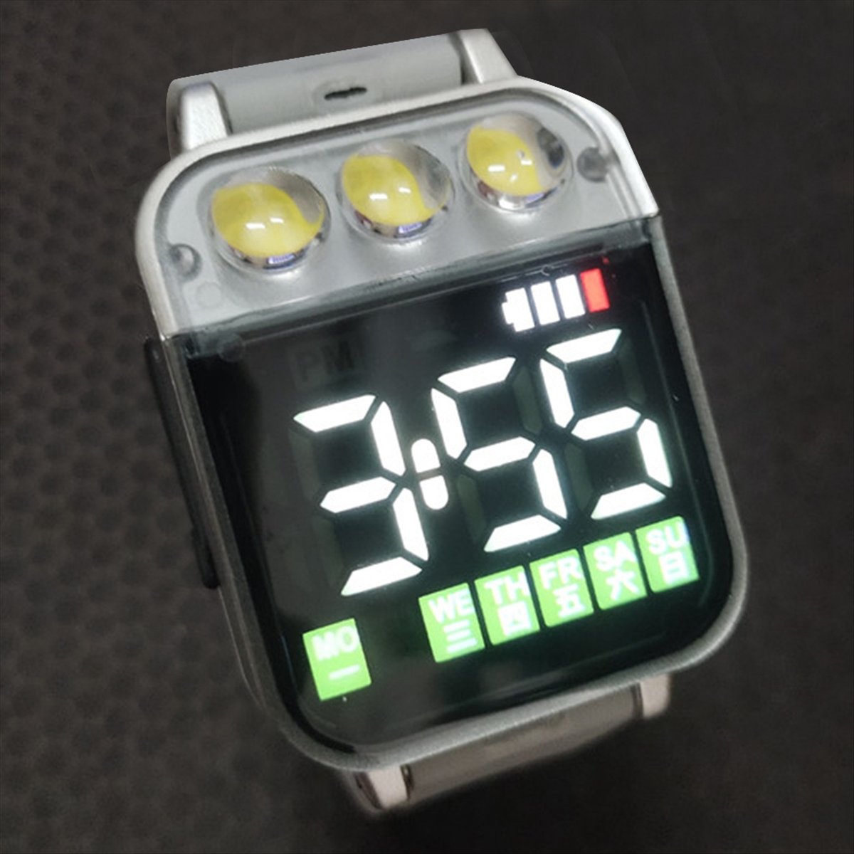 HAPPY DIAN!스포츠 LED 전자 시계 USB 충 - Men Accessories Gadgets 리뷰 및 가격