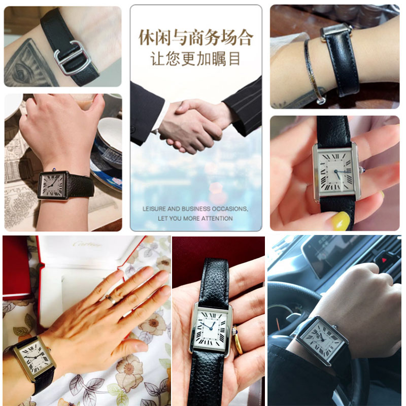 까르띠에 탱크 솔로 RONDE DE 시계 밴드 시계 스 - Men'S Accessories Cartier 리뷰 및 가격