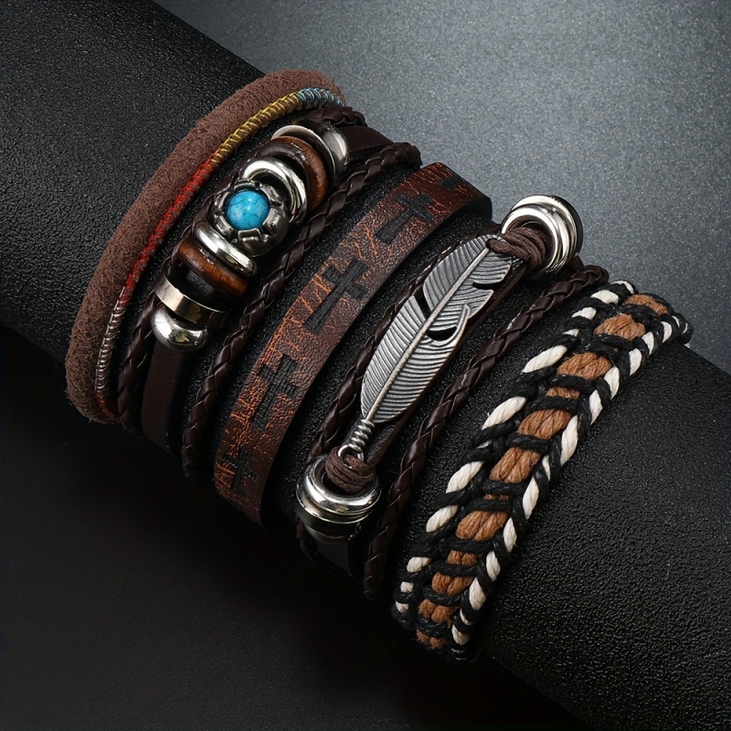 MissBIE JQ 남성용 빈티지 PU 가죽 액세서리  - Men Accessories Look 리뷰 및 가격