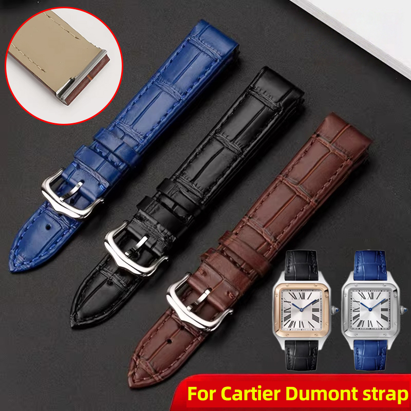 15.5mm 17.5mm 까르띠에 산토스 뒤몬트 시계줄 - Men'S Accessories Cartier 리뷰 및 가격