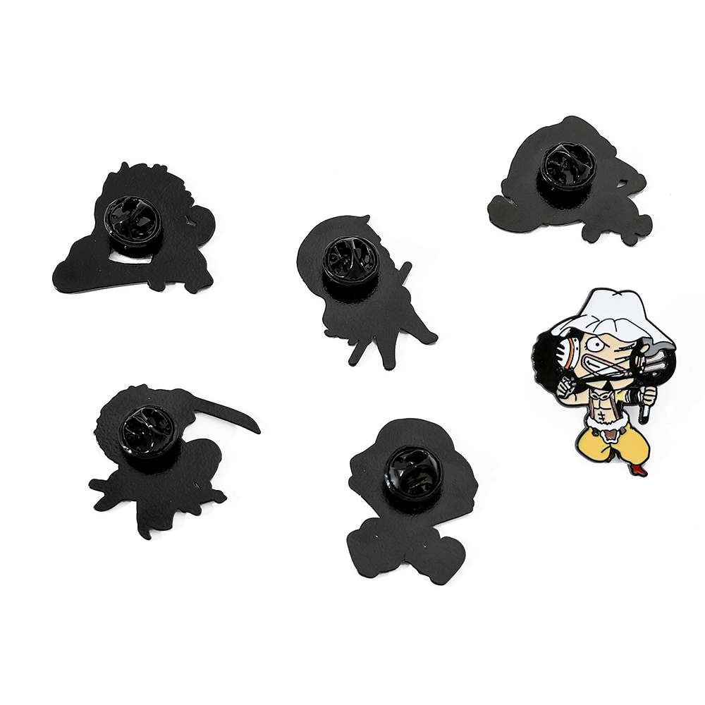 6개입 원피스 만화 브로치 우솝 루피 나미 패션 에나멜 - Lapel Pin Enamel 리뷰 및 가격
