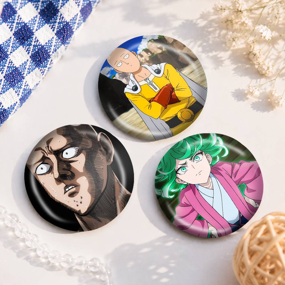 A-O-One P-펀치맨 애니메이션 라운드 배지, 브로 - Men Accessories For Birthday Gift 리뷰 및 가격