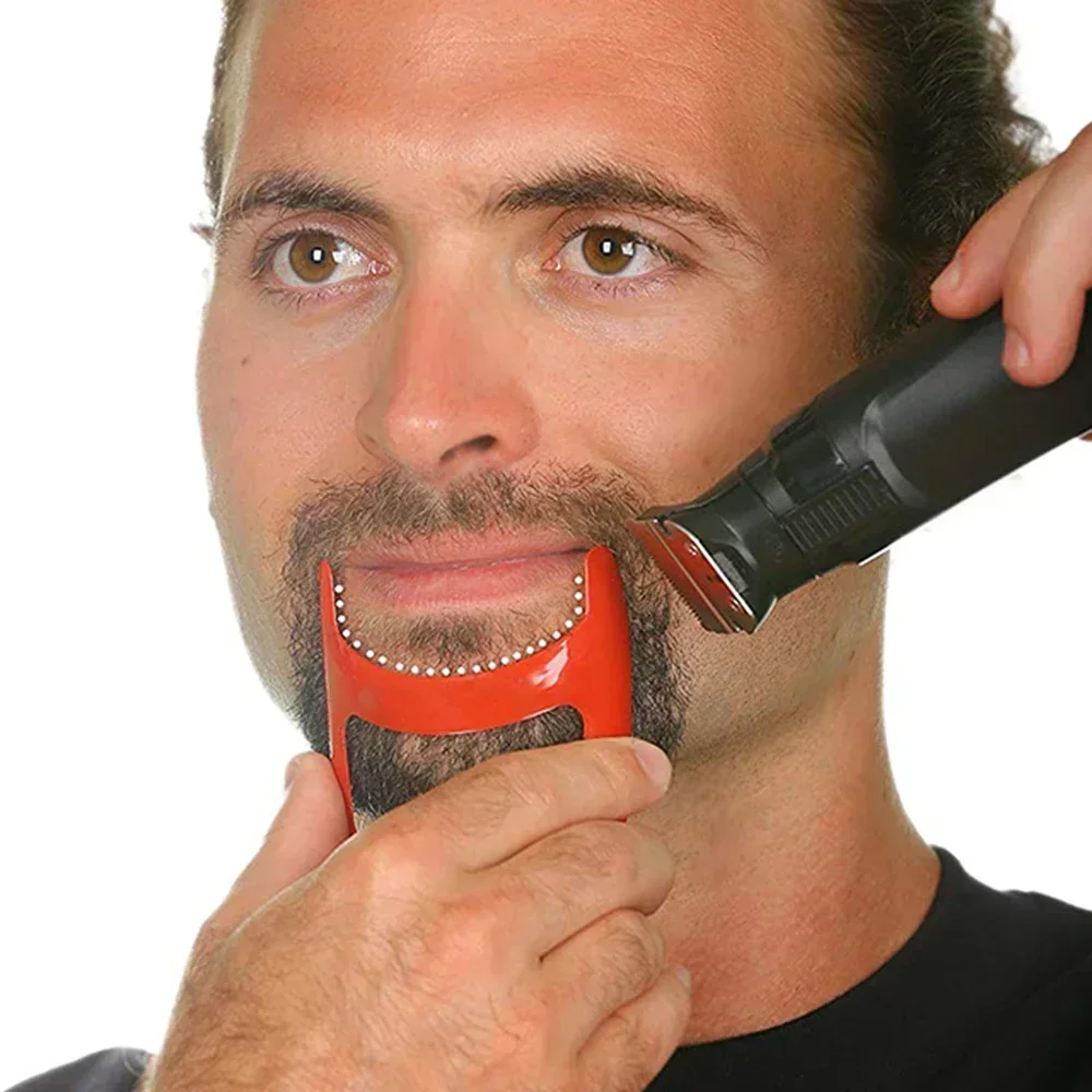 남자 턱수염 금형 수염 트리밍 눈금자 가이드 쉐이핑 스 - Men Accessories Guide 리뷰 및 가격