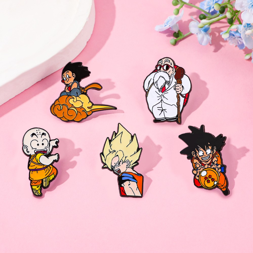 5개입 클래식 인기 애니메이션 브로치 ​ 손오반 크리에 - Lapel Pin Enamel 리뷰 및 가격