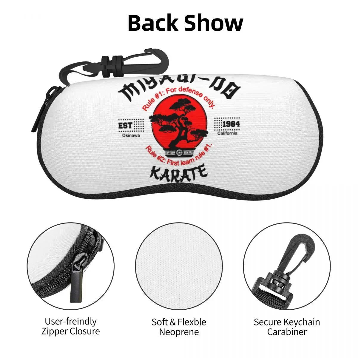 미야기도 가라테 규칙 쉘 안경 케이스 보호용 선글라스  - Men Accessories Rule 리뷰 및 가격
