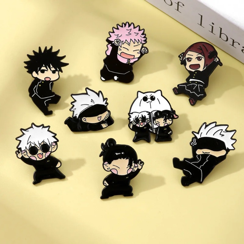8pcs 애니메이션 이타도리 유지 에나멜 핀 세트 만화 - Lapel Pin Enamel 리뷰 및 가격