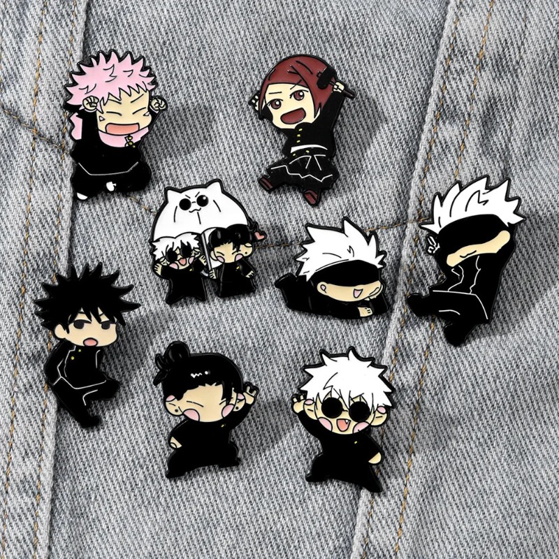 8pcs 애니메이션 이타도리 유지 에나멜 핀 세트 만화 - Lapel Pin Enamel 리뷰 및 가격