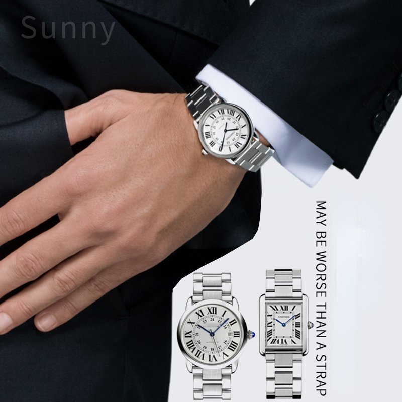 스테인리스 스틸 시계 스트랩, Cartier 탱크 탱크 - Men'S Accessories Cartier 리뷰 및 가격