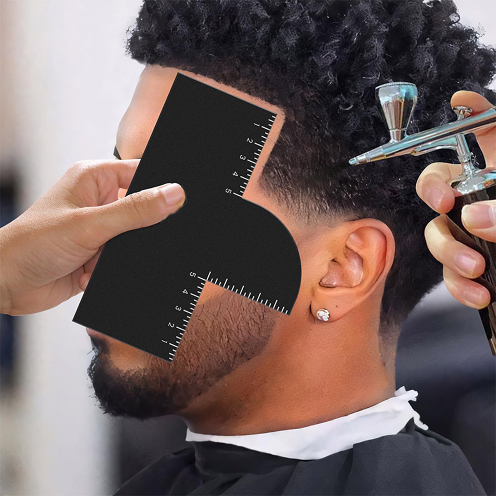 2개입 남성 헤어 스타일링 템플릿, 측정 표시기가 있는 - Men Accessories Guide 리뷰 및 가격