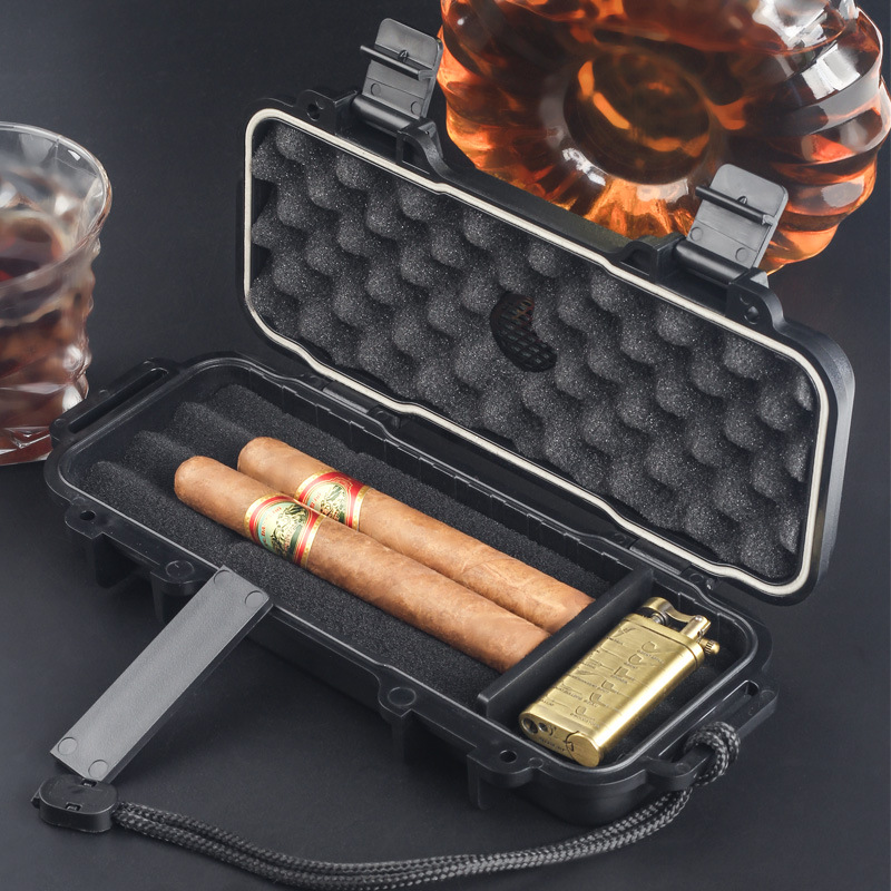 휴대용 시가 휴미더, 가습기 내장, 방수 ABS 여행용 - Men Accessories Gadgets 리뷰 및 가격