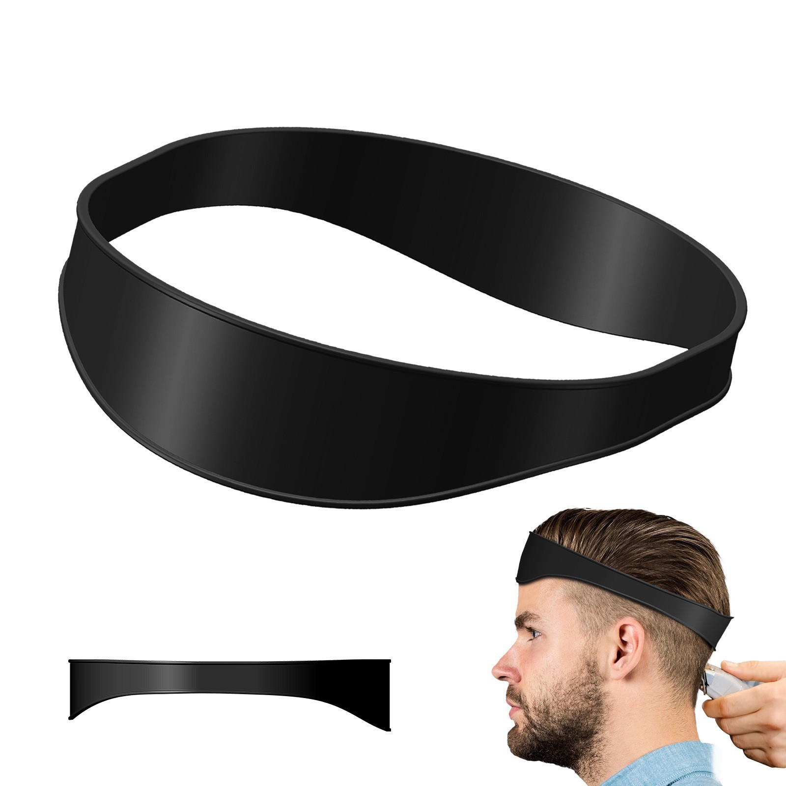 DIY 남성용 홈 헤어 커팅 곡선형 헤드밴드 부드러운  - Men Accessories Guide 리뷰 및 가격