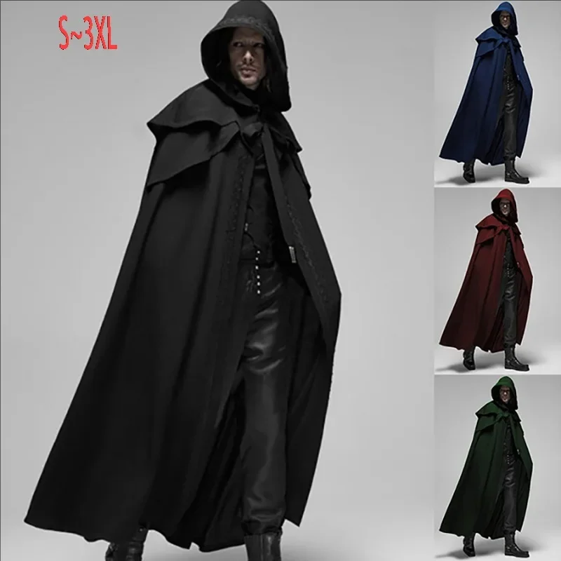 남성 수도사 코스프레 의상 중세 빈티지 고딕 후드 루즈 - Medieval Men'S Accessories 리뷰 및 가격
