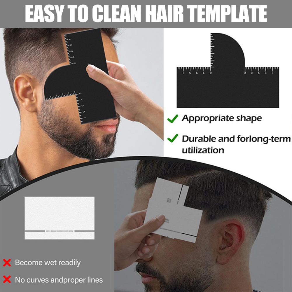 1/2Pcs 남자 헤어 스타일링 템플릿 측정 표시기가있 - Men Accessories Guide 리뷰 및 가격