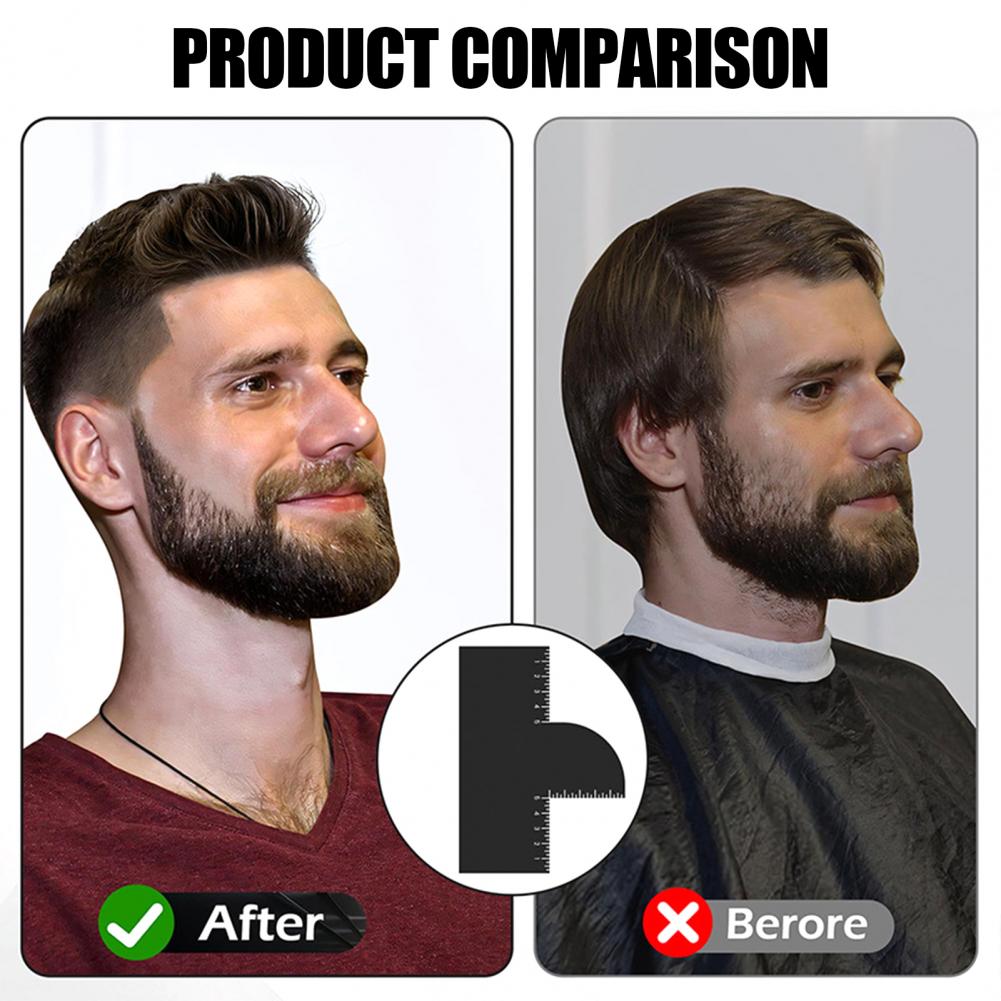 1/2Pcs 남자 헤어 스타일링 템플릿 측정 표시기가있 - Men Accessories Guide 리뷰 및 가격